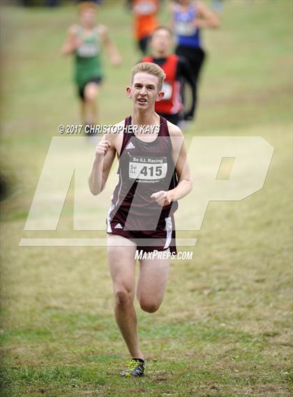 Thumbnail 3 in IHSA 1A Boys Cross Country Sectional (Benton) photogallery.
