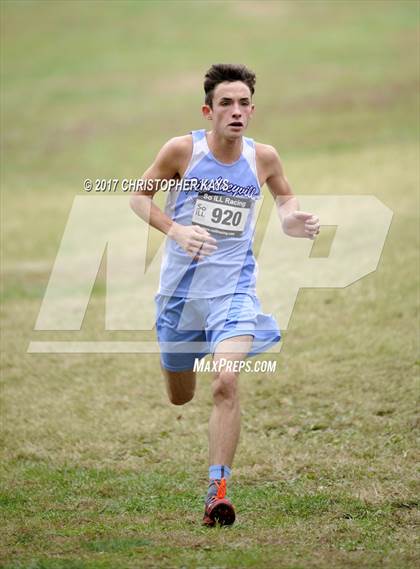 Thumbnail 2 in IHSA 1A Boys Cross Country Sectional (Benton) photogallery.
