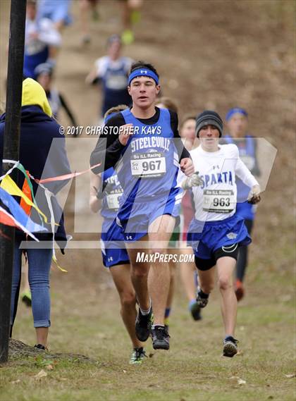 Thumbnail 3 in IHSA 1A Boys Cross Country Sectional (Benton) photogallery.
