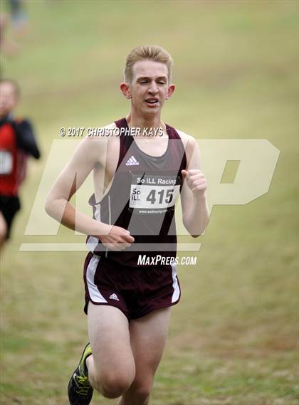 Thumbnail 3 in IHSA 1A Boys Cross Country Sectional (Benton) photogallery.