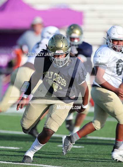 Thumbnail 3 in Holy Cross @ San Antonio Christian (Scrimmage) photogallery.