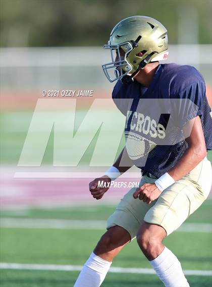 Thumbnail 2 in Holy Cross @ San Antonio Christian (Scrimmage) photogallery.