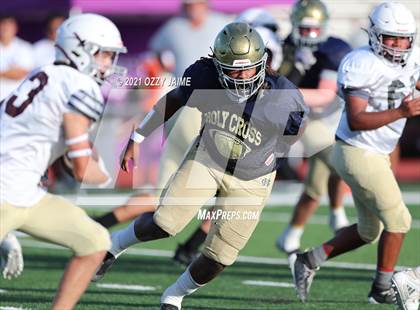 Thumbnail 1 in Holy Cross @ San Antonio Christian (Scrimmage) photogallery.