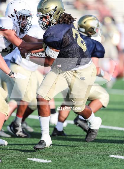 Thumbnail 1 in Holy Cross @ San Antonio Christian (Scrimmage) photogallery.