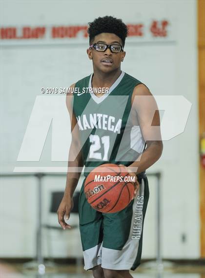 Thumbnail 1 in Manteca vs. Turlock (Modesto Christian Holiday Hoops Classic) photogallery.