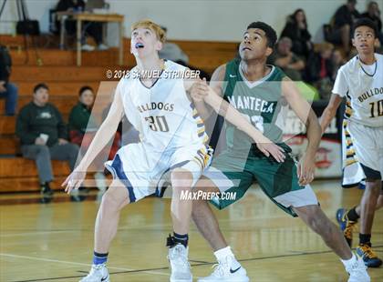 Thumbnail 1 in Manteca vs. Turlock (Modesto Christian Holiday Hoops Classic) photogallery.