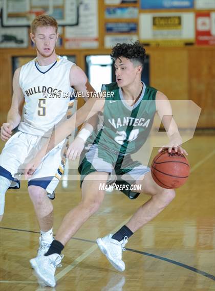 Thumbnail 3 in Manteca vs. Turlock (Modesto Christian Holiday Hoops Classic) photogallery.