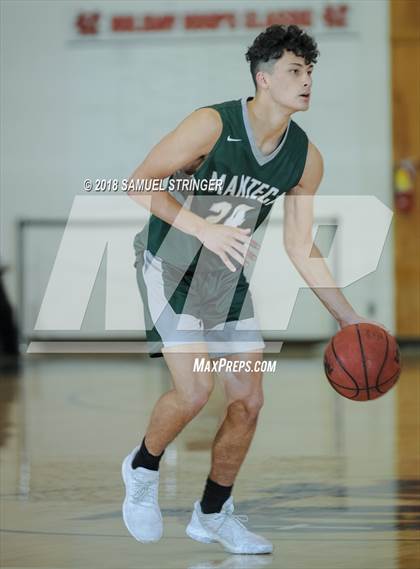 Thumbnail 1 in Manteca vs. Turlock (Modesto Christian Holiday Hoops Classic) photogallery.