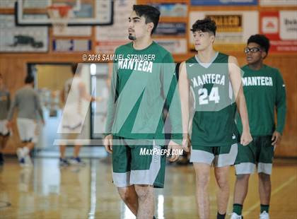 Thumbnail 1 in Manteca vs. Turlock (Modesto Christian Holiday Hoops Classic) photogallery.