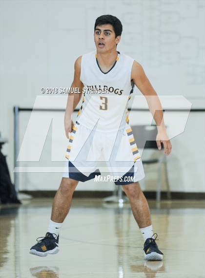 Thumbnail 2 in Manteca vs. Turlock (Modesto Christian Holiday Hoops Classic) photogallery.