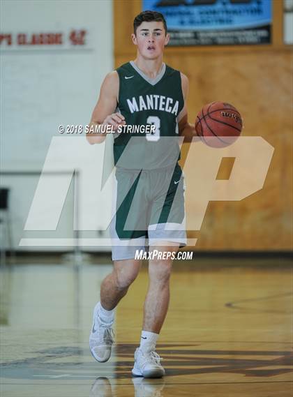 Thumbnail 1 in Manteca vs. Turlock (Modesto Christian Holiday Hoops Classic) photogallery.