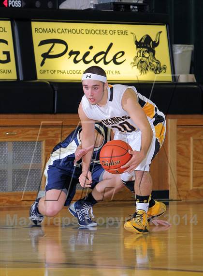 Thumbnail 1 in Clarion-Limestone vs Venango Catholic photogallery.