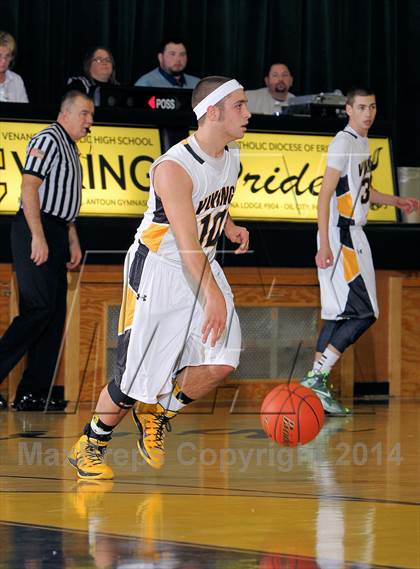 Thumbnail 1 in Clarion-Limestone vs Venango Catholic photogallery.