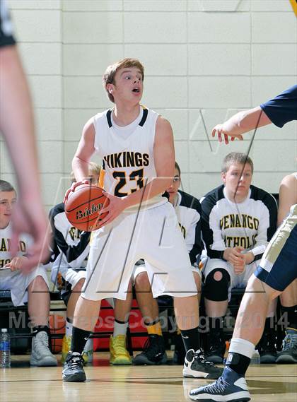 Thumbnail 1 in Clarion-Limestone vs Venango Catholic photogallery.