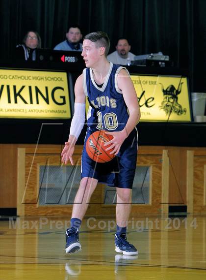Thumbnail 1 in Clarion-Limestone vs Venango Catholic photogallery.