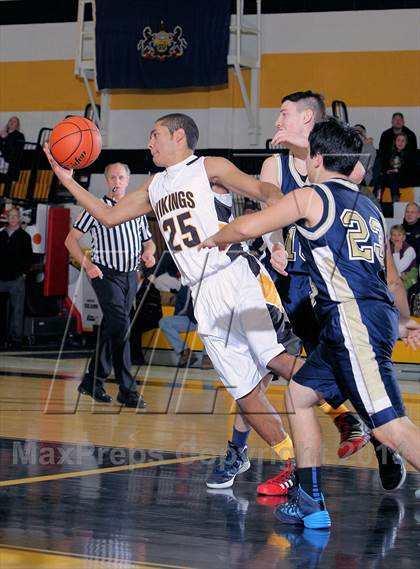 Thumbnail 1 in Clarion-Limestone vs Venango Catholic photogallery.