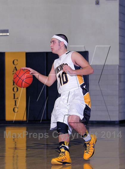 Thumbnail 1 in Clarion-Limestone vs Venango Catholic photogallery.