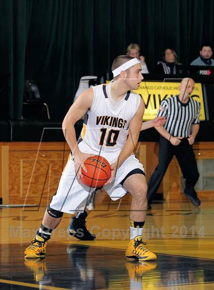 Thumbnail 1 in Clarion-Limestone vs Venango Catholic photogallery.