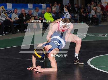 Thumbnail 1 in NYSPHSAA Wrestling Championships Round 2 102 lbs. - 118 lbs. photogallery.