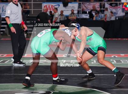 Thumbnail 3 in NYSPHSAA Wrestling Championships Round 2 102 lbs. - 118 lbs. photogallery.