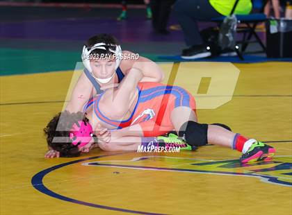 Thumbnail 2 in NYSPHSAA Wrestling Championships Round 2 102 lbs. - 118 lbs. photogallery.