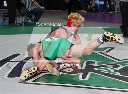 Thumbnail 3 in NYSPHSAA Wrestling Championships Round 2 102 lbs. - 118 lbs. photogallery.