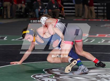 Thumbnail 3 in NYSPHSAA Wrestling Championships Round 2 102 lbs. - 118 lbs. photogallery.