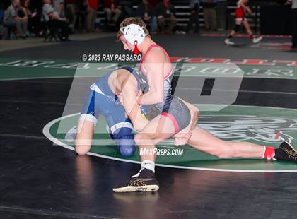 Thumbnail 3 in NYSPHSAA Wrestling Championships Round 2 102 lbs. - 118 lbs. photogallery.