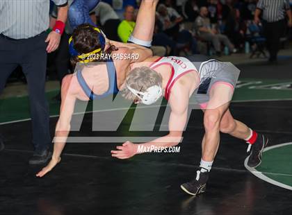 Thumbnail 1 in NYSPHSAA Wrestling Championships Round 2 102 lbs. - 118 lbs. photogallery.