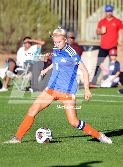 Thumbnail 2 in Desert Oasis vs Bishop Gorman (NIAA 5A Southern League Quarterfinal) photogallery.