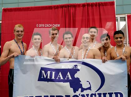 Thumbnail 3 in MIAA Winter Division 2 Boys Championship photogallery.