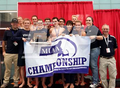 Thumbnail 2 in MIAA Winter Division 2 Boys Championship photogallery.