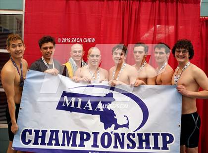 Thumbnail 1 in MIAA Winter Division 2 Boys Championship photogallery.