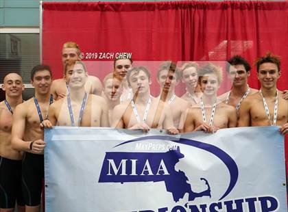 Thumbnail 3 in MIAA Winter Division 2 Boys Championship photogallery.
