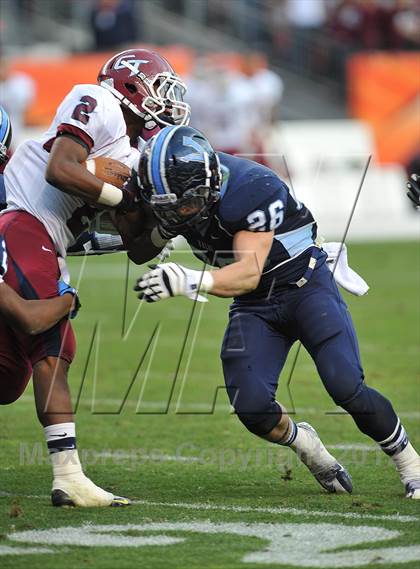 Thumbnail 1 in Valor Christian vs. Cherokee Trail (CHSAA 5A Final) photogallery.