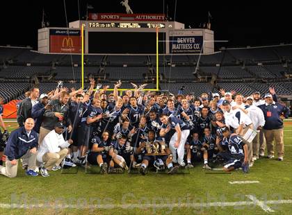 Thumbnail 1 in Valor Christian vs. Cherokee Trail (CHSAA 5A Final) photogallery.