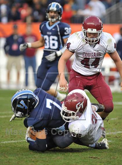 Thumbnail 3 in Valor Christian vs. Cherokee Trail (CHSAA 5A Final) photogallery.