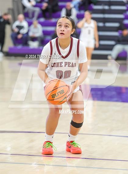 Thumbnail 3 in Lone Peak vs. Oak Cliff Faith Family Academy (Lehi Holiday Hoopfest) photogallery.