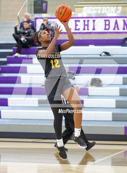 Thumbnail 1 in Lone Peak vs. Oak Cliff Faith Family Academy (Lehi Holiday Hoopfest) photogallery.