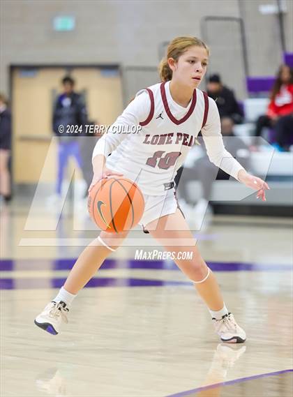 Thumbnail 1 in Lone Peak vs. Oak Cliff Faith Family Academy (Lehi Holiday Hoopfest) photogallery.