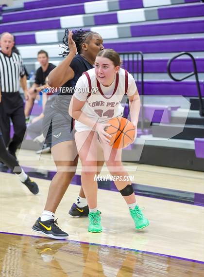 Thumbnail 2 in Lone Peak vs. Oak Cliff Faith Family Academy (Lehi Holiday Hoopfest) photogallery.