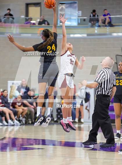 Thumbnail 2 in Lone Peak vs. Oak Cliff Faith Family Academy (Lehi Holiday Hoopfest) photogallery.