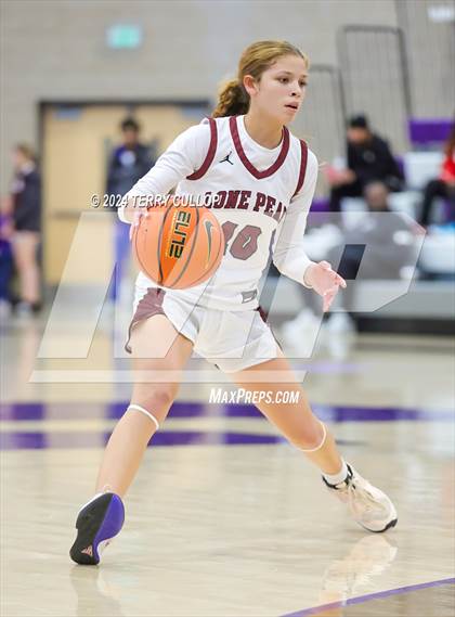 Thumbnail 2 in Lone Peak vs. Oak Cliff Faith Family Academy (Lehi Holiday Hoopfest) photogallery.