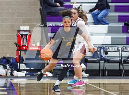 Thumbnail 3 in Lone Peak vs. Oak Cliff Faith Family Academy (Lehi Holiday Hoopfest) photogallery.