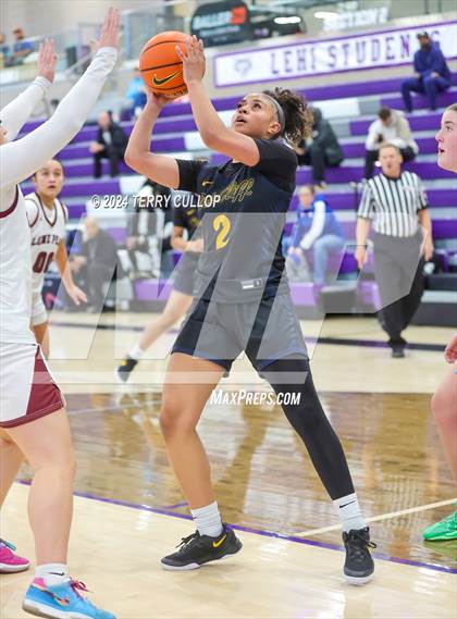 Thumbnail 3 in Lone Peak vs. Oak Cliff Faith Family Academy (Lehi Holiday Hoopfest) photogallery.