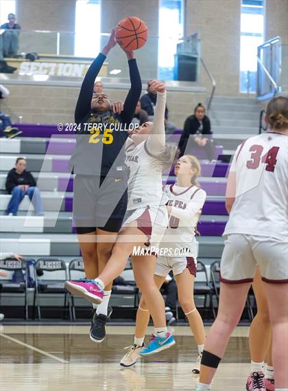 Thumbnail 3 in Lone Peak vs. Oak Cliff Faith Family Academy (Lehi Holiday Hoopfest) photogallery.