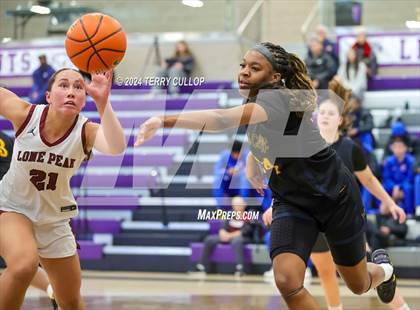 Thumbnail 1 in Lone Peak vs. Oak Cliff Faith Family Academy (Lehi Holiday Hoopfest) photogallery.