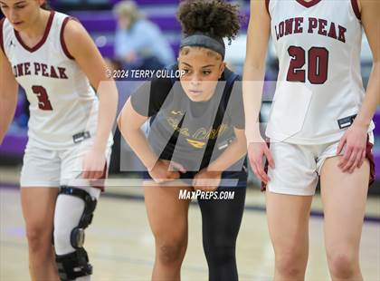 Thumbnail 2 in Lone Peak vs. Oak Cliff Faith Family Academy (Lehi Holiday Hoopfest) photogallery.