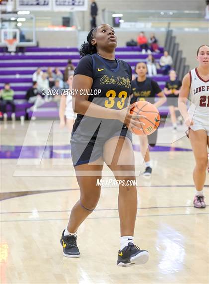 Thumbnail 2 in Lone Peak vs. Oak Cliff Faith Family Academy (Lehi Holiday Hoopfest) photogallery.