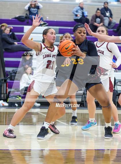 Thumbnail 1 in Lone Peak vs. Oak Cliff Faith Family Academy (Lehi Holiday Hoopfest) photogallery.